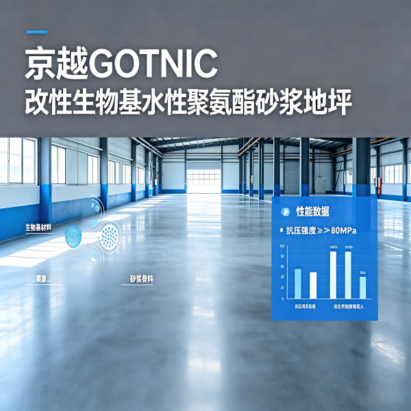 京越GOTNIC改性生物基水性聚氨酯砂浆地坪多少钱一平｜包工包料含税报价与技术解析
